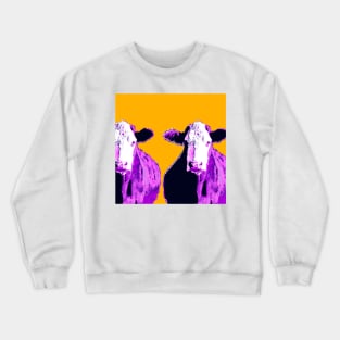 Purple Cow Crewneck Sweatshirt